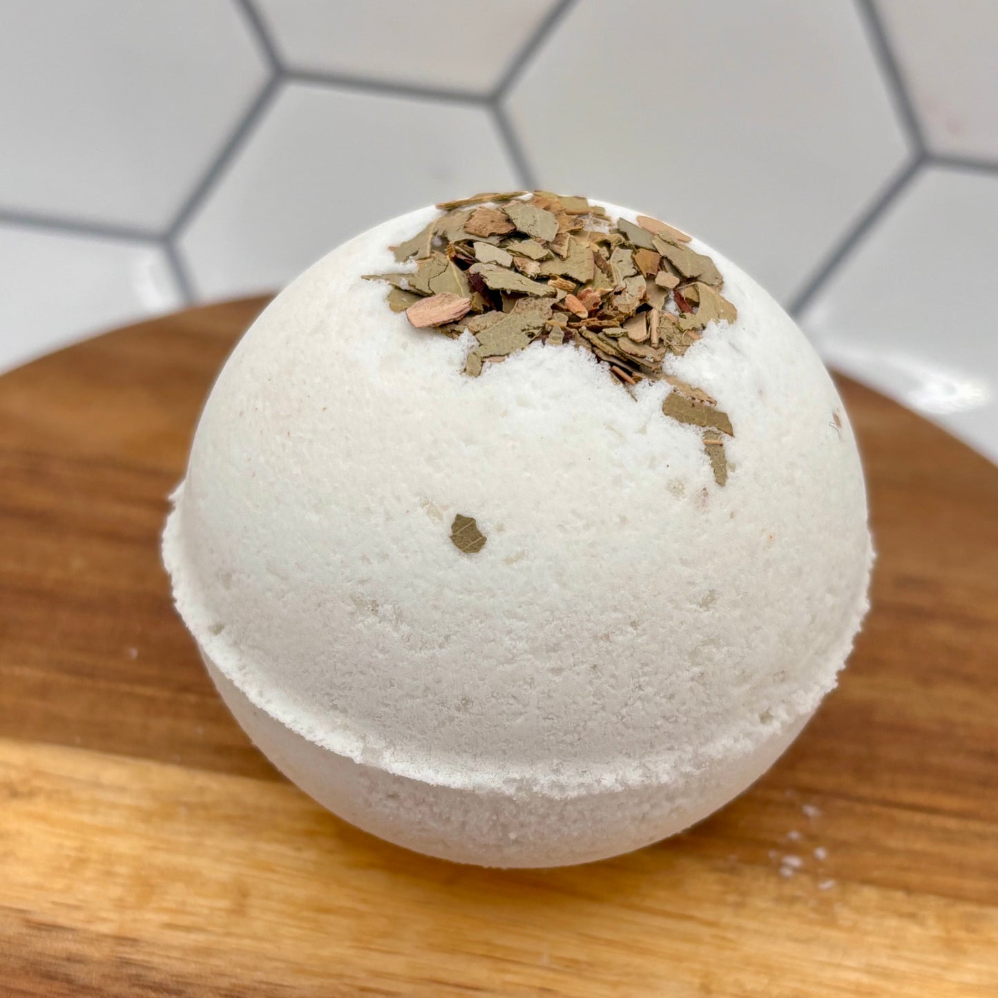 Eucalyptus Mint | dye free, essential oil | Handcrafted Bath Bomb
