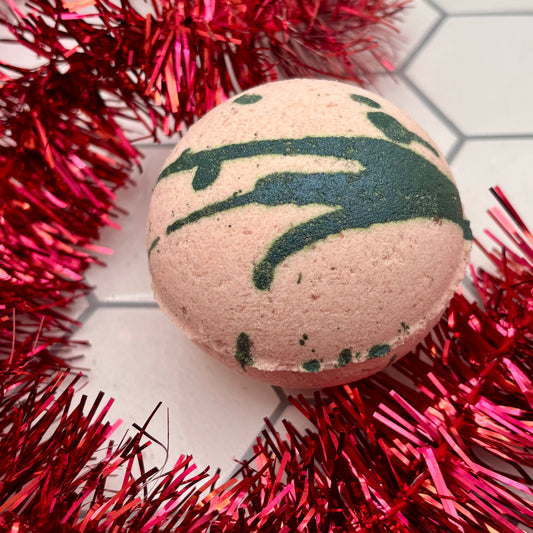 Handcrafted Holiday Bath Bomb