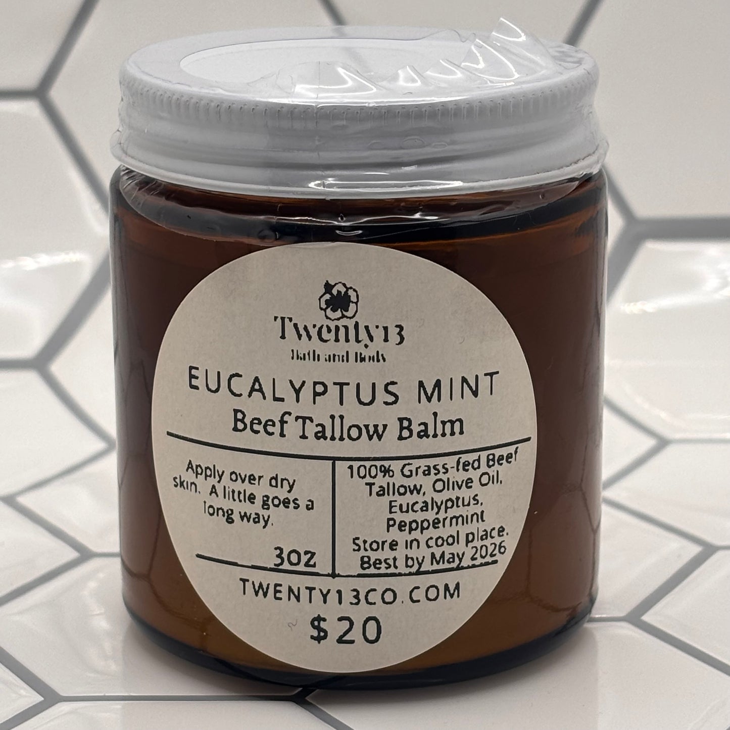 3.5 oz Handcrafted Tallow Balm