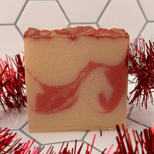 Candy Cane Marshmallow Artisan Soap