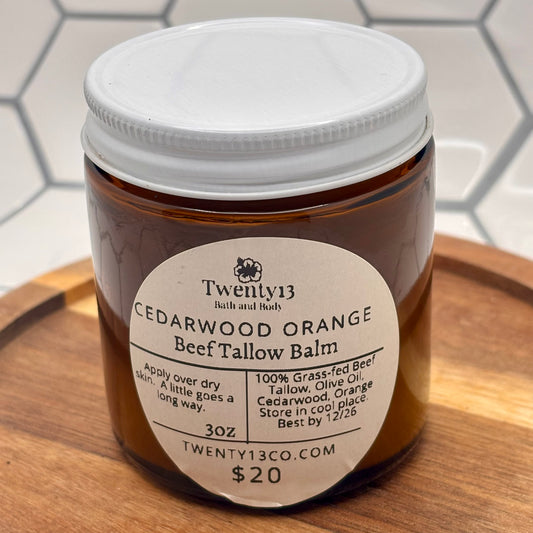 3.5 oz Handcrafted Tallow Balm